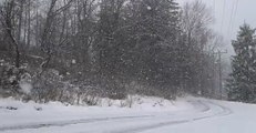 Picturesque Snow Falls Across Dundas Valley, Ontario