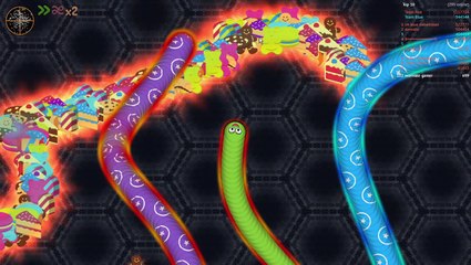 (No Audio) ROAD TO THE TOP 50! Playing Wormate.io 2 Teams Mod - Wormate.io Gameplay