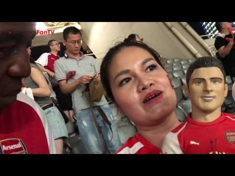 Arsenal 3 Bayern Munich 2 (Pens) | Gooner From Thailand Has Crush On Giroud!