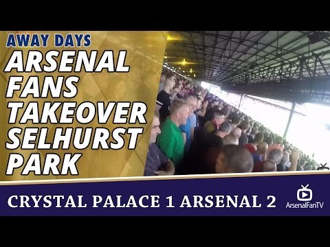 Arsenal Fans Takeover Selhurst Park | Gooners Away