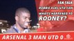 Robbie Asks Utd Fan What's Happened to Rooney? [Ft UPTV] | Arsenal 3 Man Utd 0