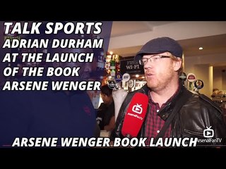 Talk Sports Adrian Durham at the Launch of The Book Arsene Wenger!!