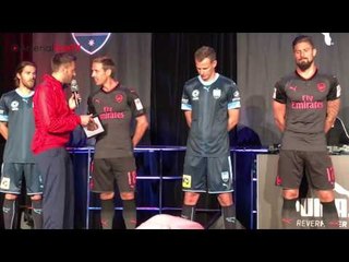 Arsenal 3rd Kit Reveal in Sydney - Ft Giroud, Monreal & Petr Cech