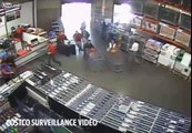 Surveillance video shows off-duty officer tracking Costco gunman