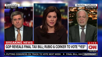 Robert Reich wipes the floor with Trump shill Stephen Moore on why the GOP tax cut is "immoral"