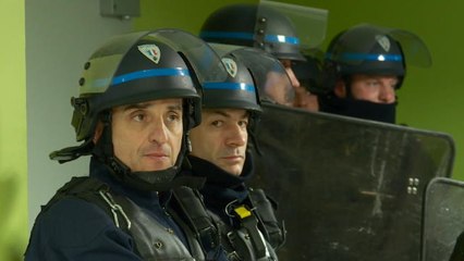 ASSE : Des CRS protègent l'entrée des vestiaires