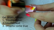 Neon ombre nails _ Żele kolorowe Gel Brush   Sugar Effect Indigo Nails-NZIvjdqZHPs