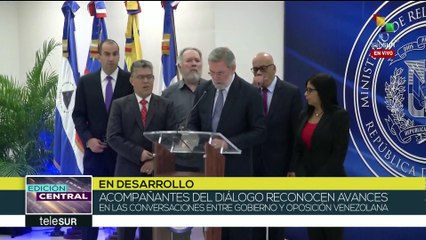 Acompañantes reconocen avances en diálogos de Venezuela
