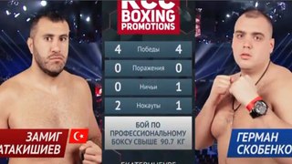 Boxing professionals heavyweight Russia Azerbaijan heavyweight