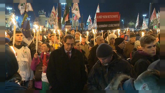 Hungarian opposition parties join forces to protest against crackdown