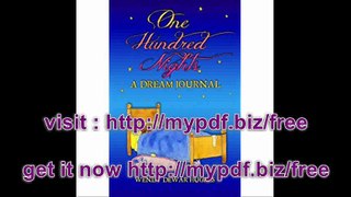 One Hundred Nights A Dream Journal