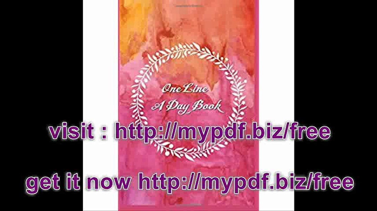 One Line A Day Book 5 Years Of Memories, Blank Date No Month, 6 x 9, 365 Lined Pages