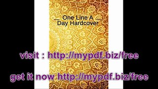One Line A Day Hardcover 5 Years Of Memories, Blank Date No Month, 6 x 9, 365 Lined Pages