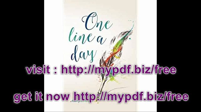One Line a Day Journal A Five Year Memoir 6x9 Lined Diary (Journals, Notebooks and Diaries)