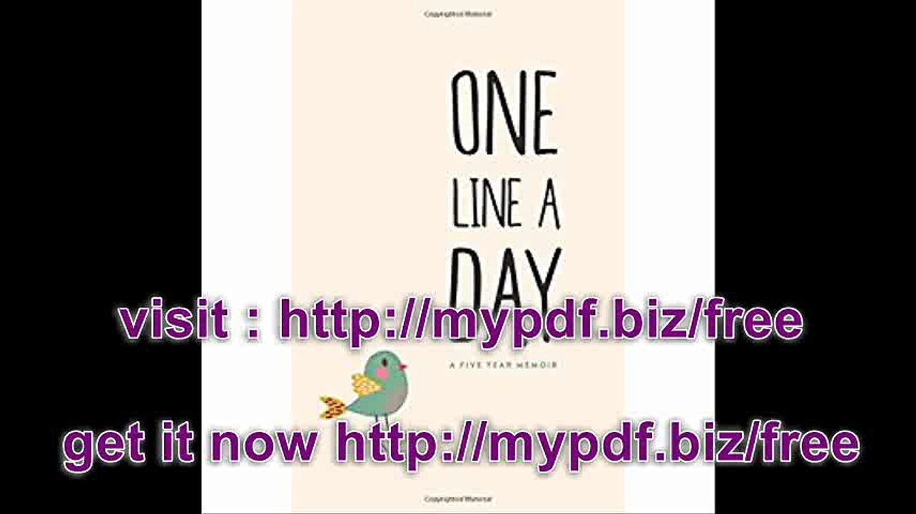 One Line a Day Journal A Five Year Memoir 6x9 Lined Diary, Green Bird (Journals, Notebooks and Diaries)