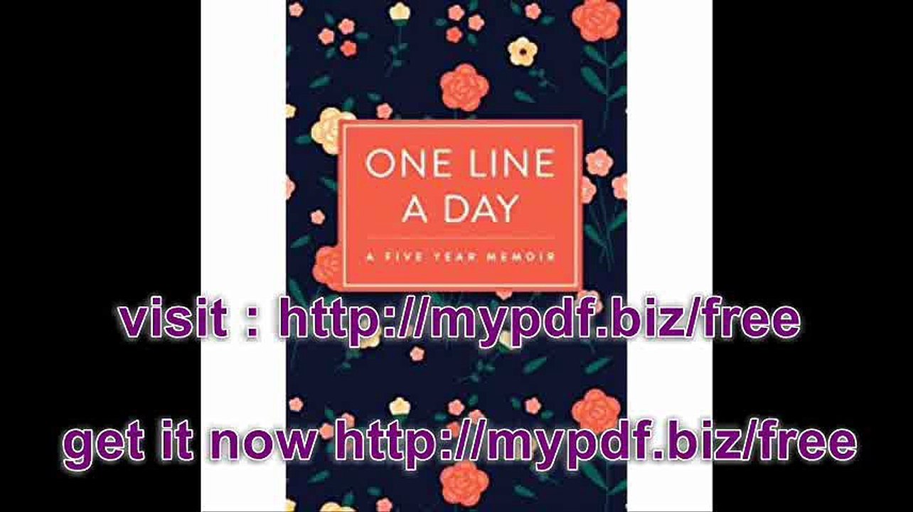 One Line a Day Journal A Five Year Memoir, 6x9 Lined Diary, Floral Pattern (Journals, Notebooks and Diaries)