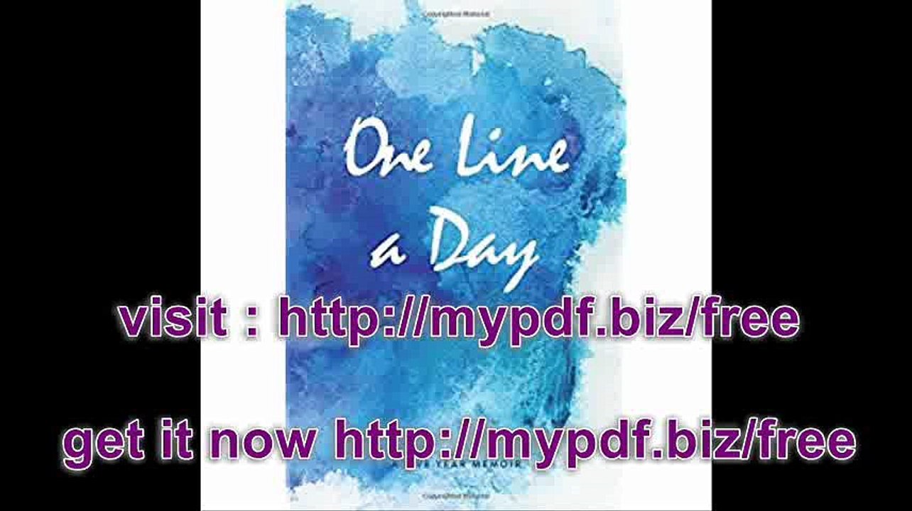 One Line a Day Journal A Five Year Memoir, 6x9 Lined Diary, Watercolor (Journals, Notebooks and Diaries)