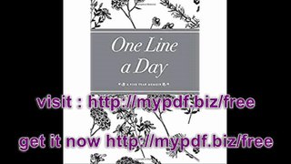 One Line a Day Journal A Five Year Memoir, 6x9 Lined Journal, B&W Floral (Journals, Notebooks and Diaries)