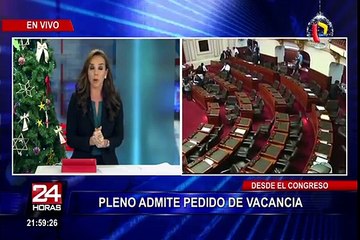 Congreso aprobó pedido de vacancia contra presidente Kuczynski