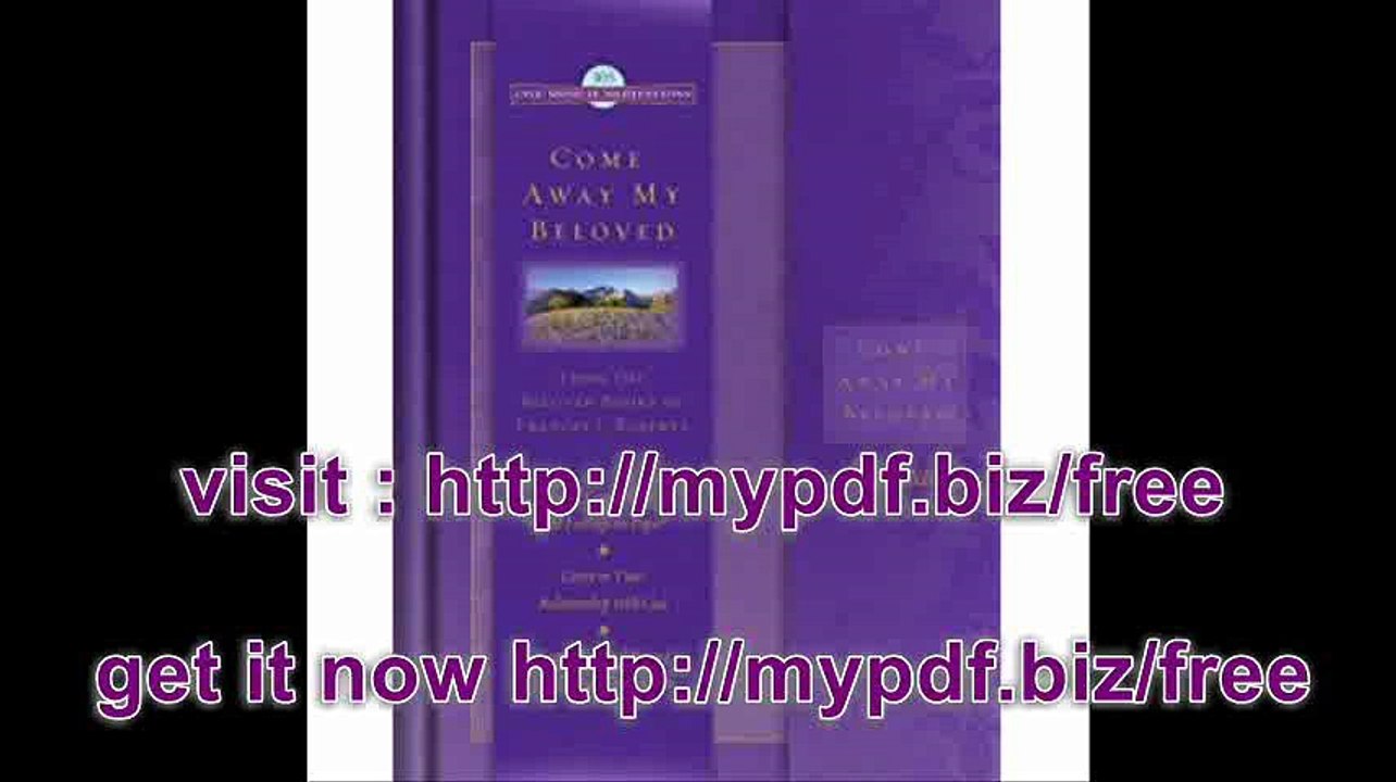 ONE-MINUTE MEDITATIONS JOURNAL - COME AWAY, MY BELOVED