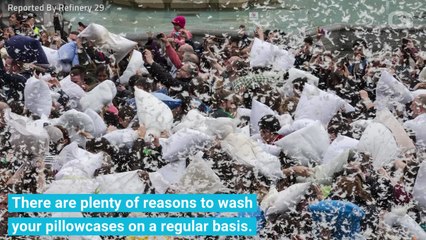 You Should Definitely Wash Your Pillowcases