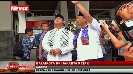 Gedung Balai Kota DKI Jakarta Retak