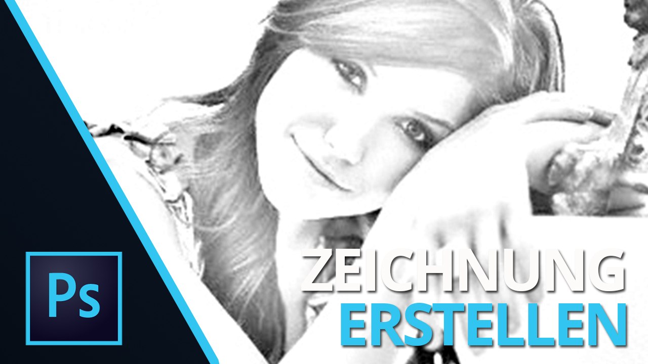 Bleistiftzeichnung erstellen | #photoshop #tutorial