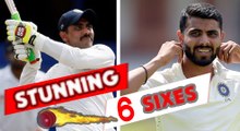 Ravindra Jadeja hit six sixes in an over | Jamnagar Vs Amreli | Saurashtra Cricket Association