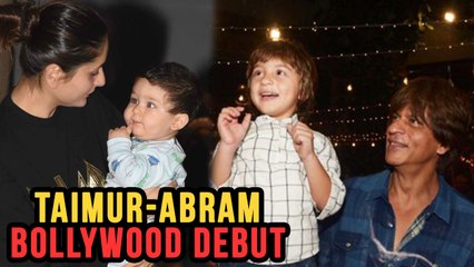 Taimur Ali Khan - AbRam Khan Bollywood Debut, Kareena - Shahrukh Confirm