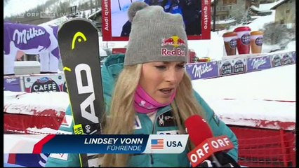 Val d'Isere Super G Interview 1