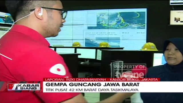 Laporan tvOne Dari BMKG Terkait Gempa Jawa Barat