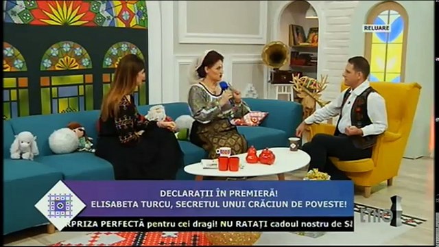 Elisabeta Turcu in cadrul emisiunii Matinali si populari - ETNO TV - 15.12.2017