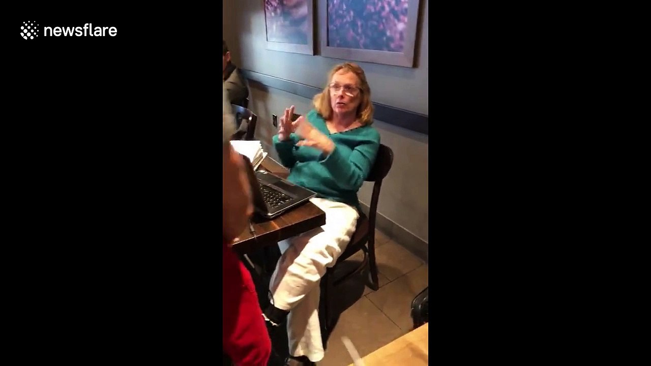 Woman kicked out of Starbucks after racist rant