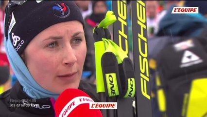 Video herunterladen: Biathlon - CM (F) - Le Grand Bornand : Justine Braisaz «Lâcher les chevaux»