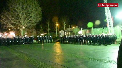 Vannes. La grande famille de la sécurité civile réunie pour la Sainte-Barbe