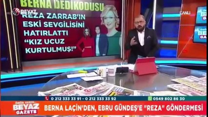 Berna Laçin, Reza Zarrab'ın eski sevgilisini hatırlattı.- Ömür Varol'la Beyaz Gazete