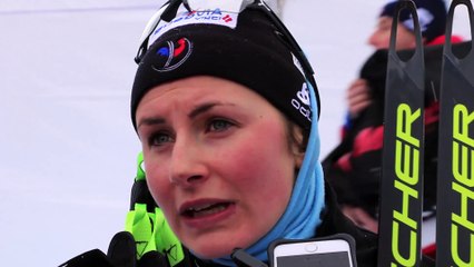 Justine Braisaz après la poursuite dames : "Je n'ai rien à défendre"