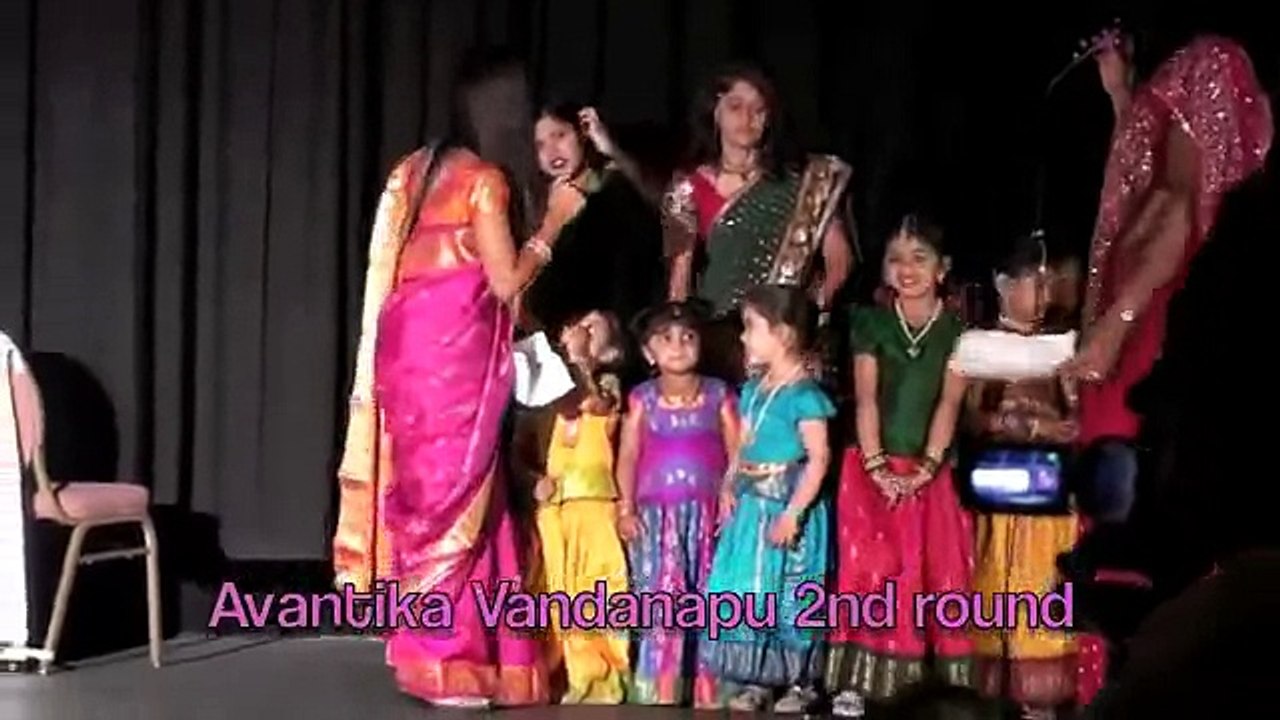 Avantika wins 1st prize in Fashion Show - YouTube
