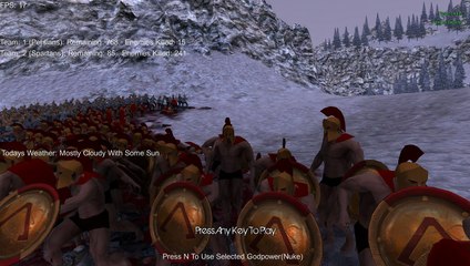 [UEBS] 스파르타 얼마나 쎈지 보자.. 스파르타 100명과 페르시안 1000명 맞짱!