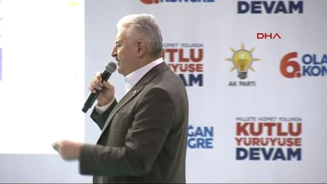 Artvin-Başbakan Binali Yıldırım Artvin 6. Olağan İl Kongresinde Konuştu