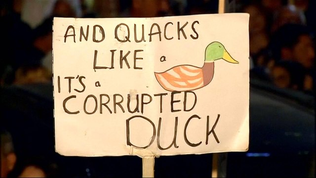 Protesters call for Netanyahu to resign amid corruption allegations