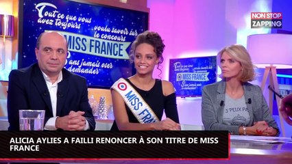 C à Vous : Alicia Aylies a failli renoncer à son titre de Miss France (Vidéo)
