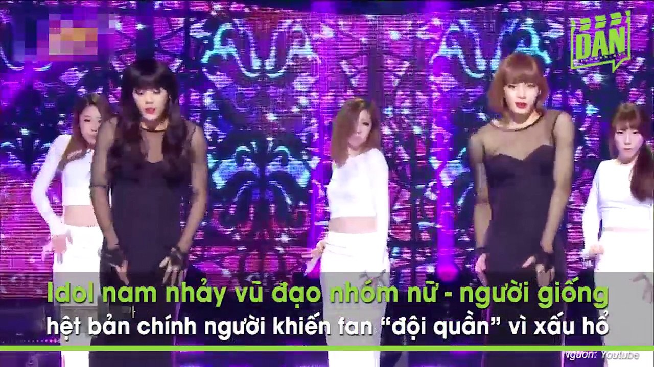 Idol nam nhảy vũ đạo nhóm nữ - người giống hệt bản chính người khiến fan “đội quần” vì xấu hổ