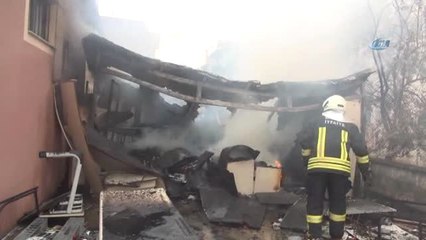 Fetö'nün Kapatılan Yurdunda Yangın Çıktı