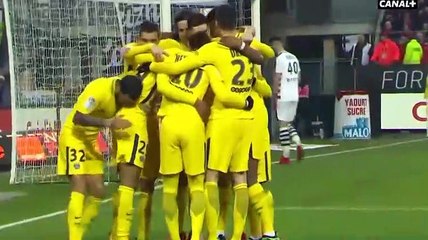 Neymar Goal HD - Rennes 0 - 1 Paris SG 16.12.2017