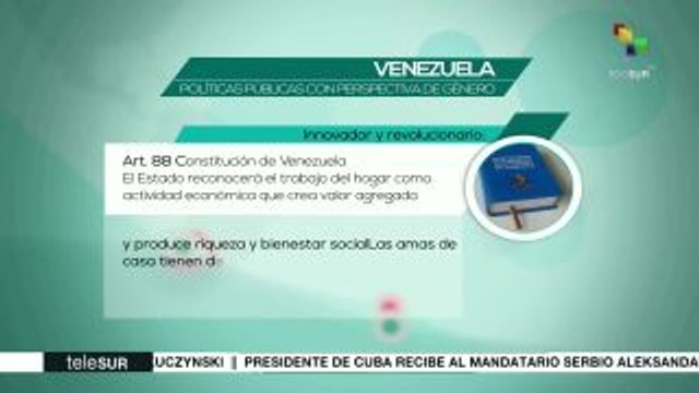 Políticas públicas con perspectiva de género impulsadas en Venezuela