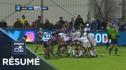 PRO D2 - Résumé Angoulême-Mont de Marsan: 16-13 - J16 - Saison 2017/2018