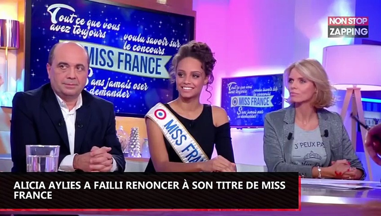 C à Vous - Alicia Aylies a failli renoncer à son titre de Miss France (Vidéo)