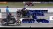 Suzuki Hayabusa vs Harley Davidson, carrera de motos, piques de motos, motos deportivas, drag race