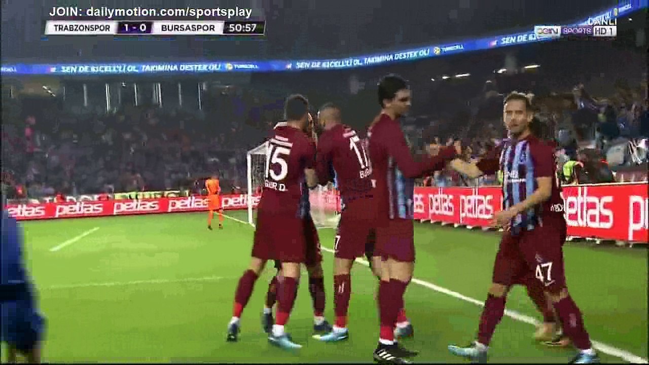 Yusuf Yazici Goal HD - Trabzonspor 1 - 0 Bursaspor - 16.12.2017 (Full Replay)